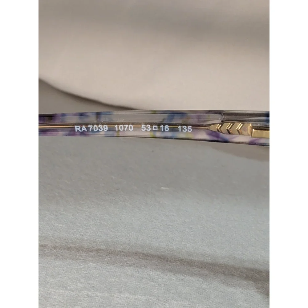 Ralph Lauren Women Purple Tortoise Eyeglass Frames RA 7039 1070  53-16-135